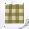 Rustic Country Farmhouse Primitive Gingham Check Plaid Picnic Cottagecore Classic Traditional Modern Farmhouse Soft Texture Spring Green Olive Custom Printed Fabric by Spoonflower Various Fabrics by the Yard or Fat Quarter